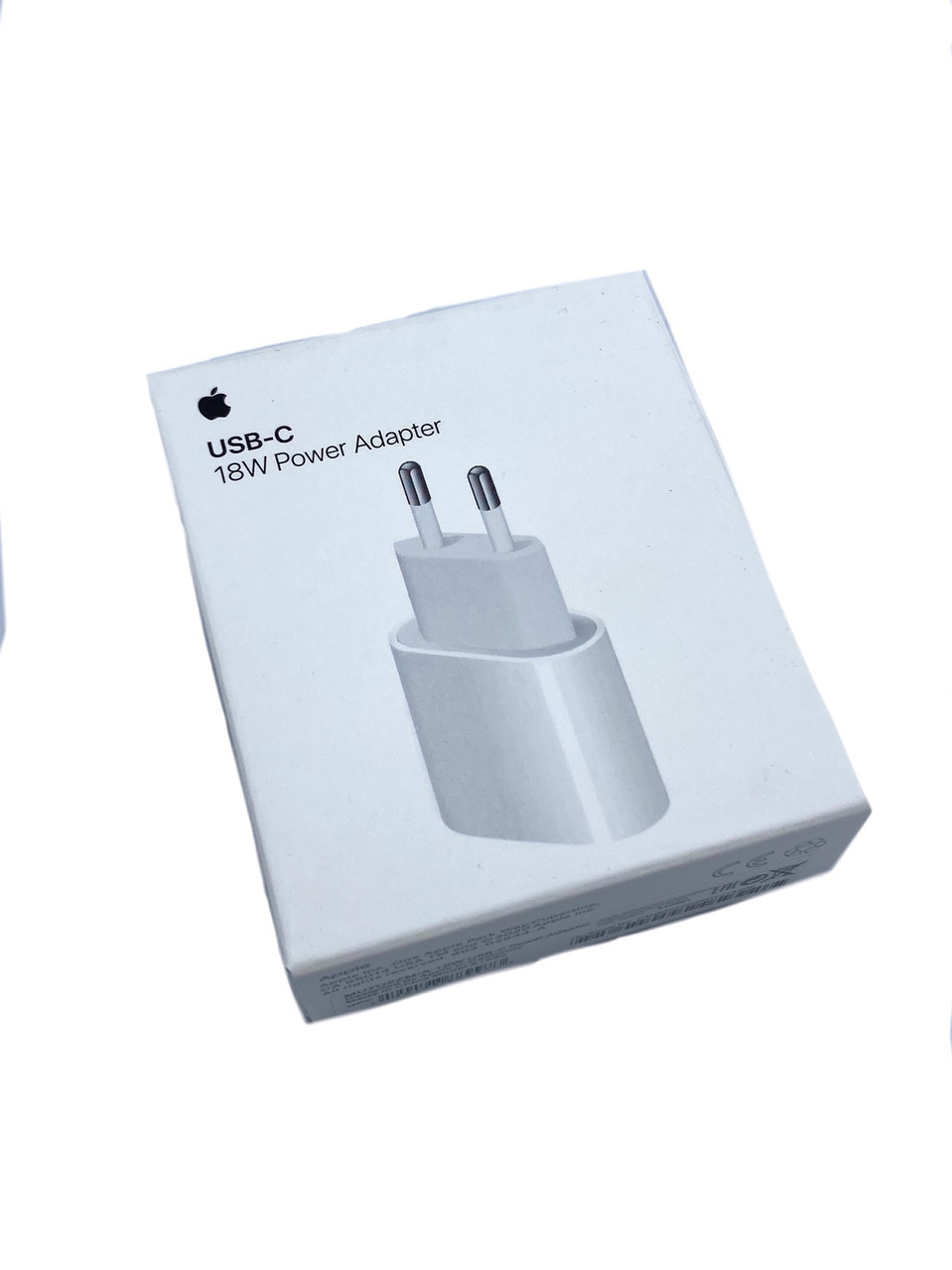 Зарядний пристрій 18W USB-C Power Adapter White (MHJE3), фото 1