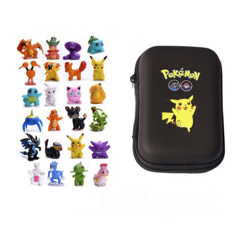 Набір міні фігурок іграшок Покемон Pokemon 24 шт. з боксом (KTPiC-01), фото 1