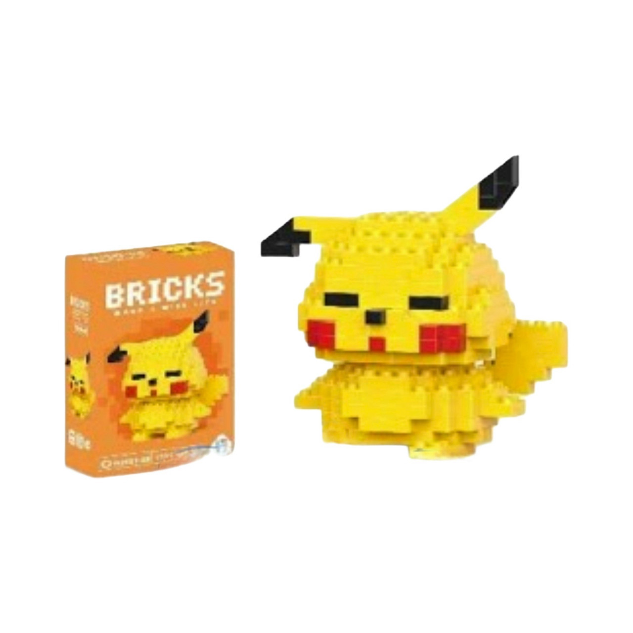 Конструктор Bricks Pikachu 3D 178 деталі висота 6.5 см (W2601-48)