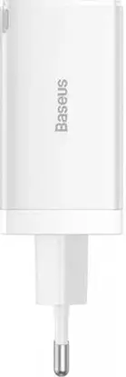 Зарядний пристрій sieciowa Baseus GaN5 Pro 2xUSB TYP-C + USB, 65W - biała (CCGP120202), фото 2