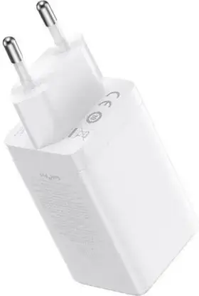 Зарядний пристрій sieciowa Baseus GaN5 Pro 2xUSB TYP-C + USB, 65W - biała (CCGP120202), фото 4