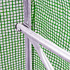 Теплиця-парник 10 м² (4x2.5х2м) оцинковані профілі УФ армована плівка 140г/м2 Польща, фото 8