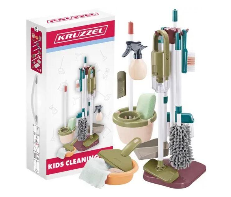 Дитячий набір для прибирання 15в1 Kruzzel 24813