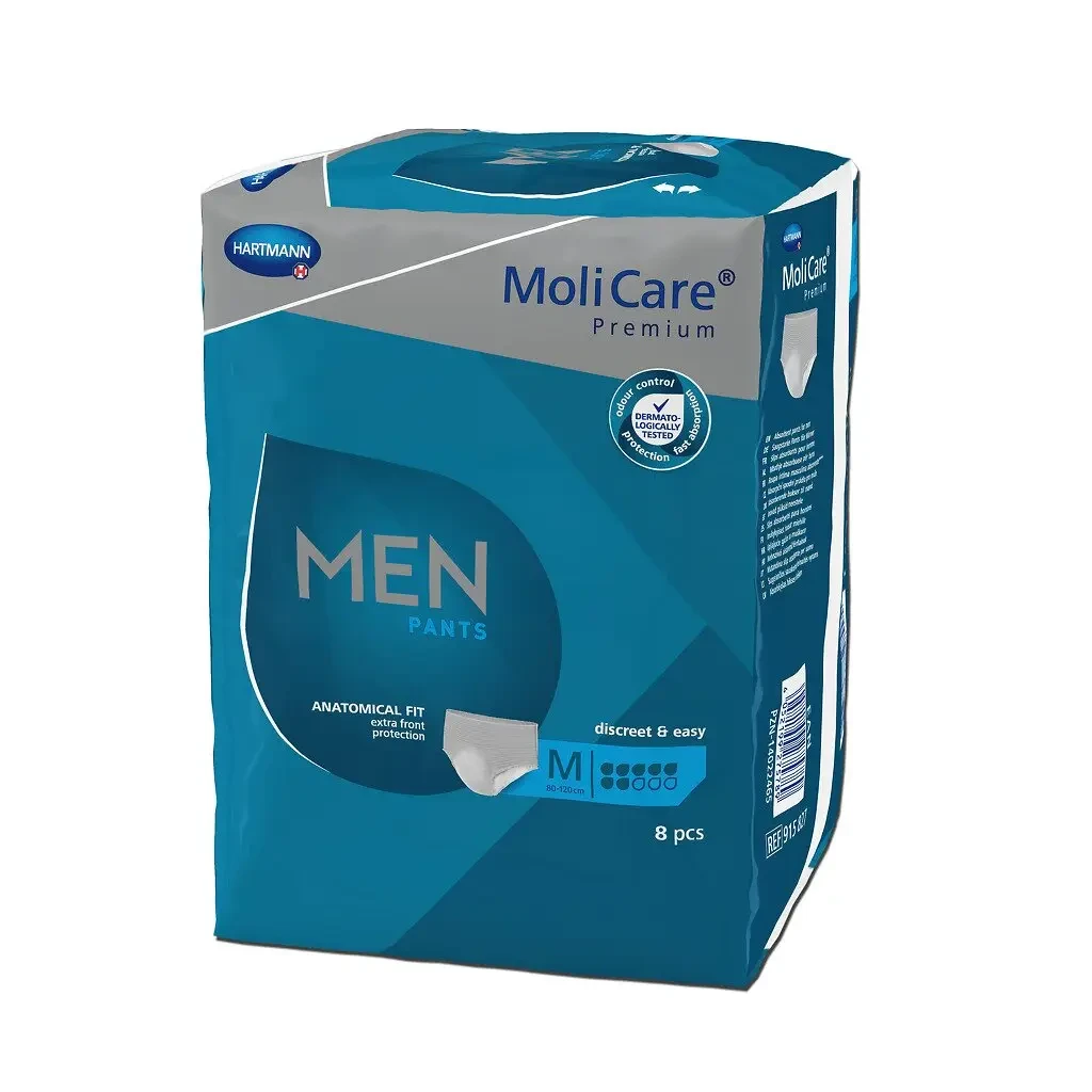 Труси поглинаючі для чоловіків Hartmann MoliCare Premium Men Pants, 7 крапель, M, 8 шт.