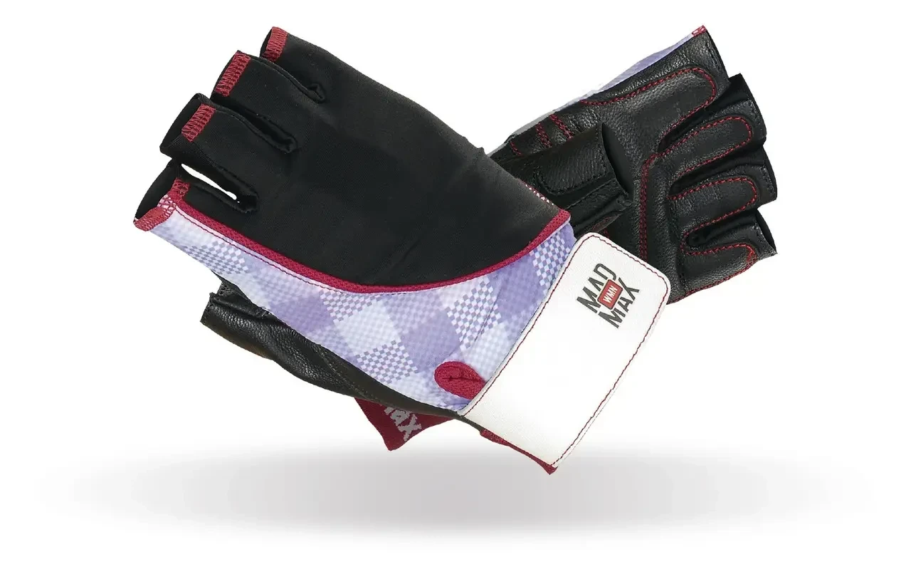 Рукавички для фітнесу MadMax MFG-911 Nine-eleven Black / perpito L, фото 1