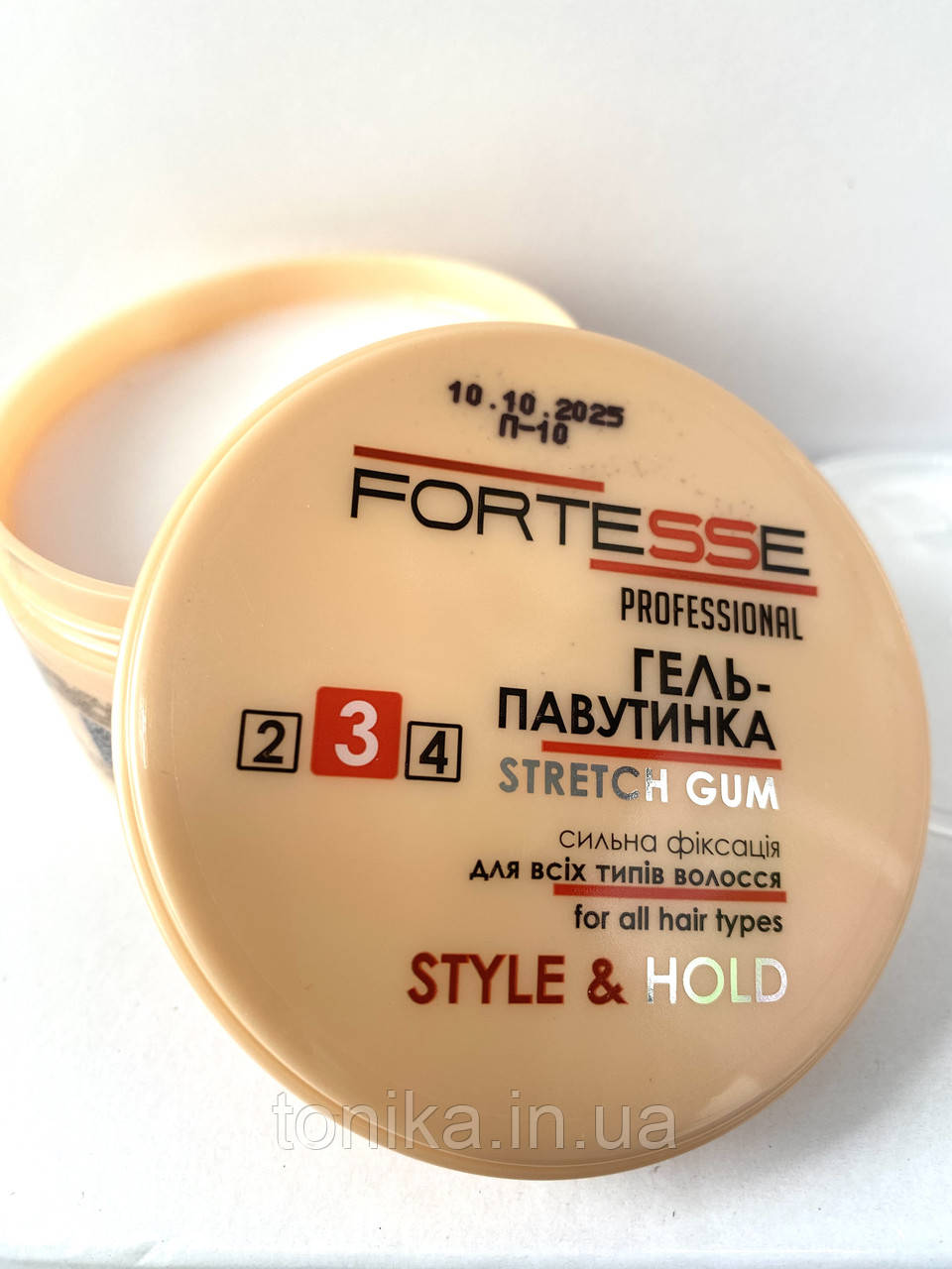 Гель Fortesse Pro Павутинка Синя фіксація 75 мл/Гель для волосся, фото 1