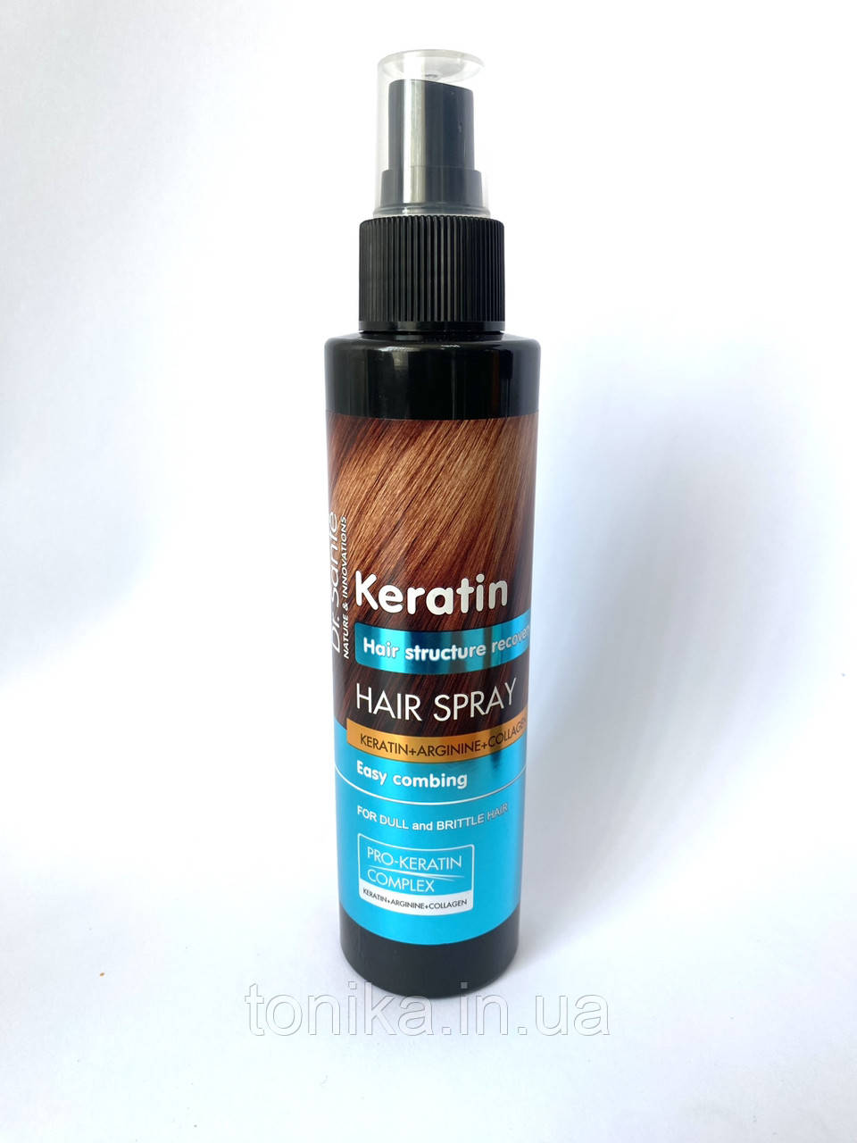 💙💛 Кондиціонер-спрей для волосся для тьмяного та ламкого волосся Кератин + Аргенін, фото 1