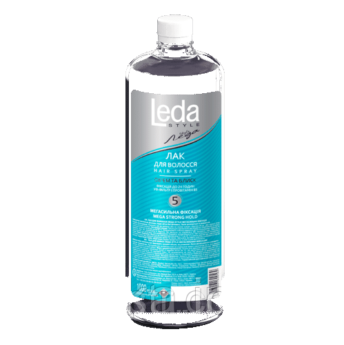 Лак для волосся ЛЕДА STYLE Виразний об'єм МАКСИМАЛЬНОЇ фіксації 1000 мл, фото 1