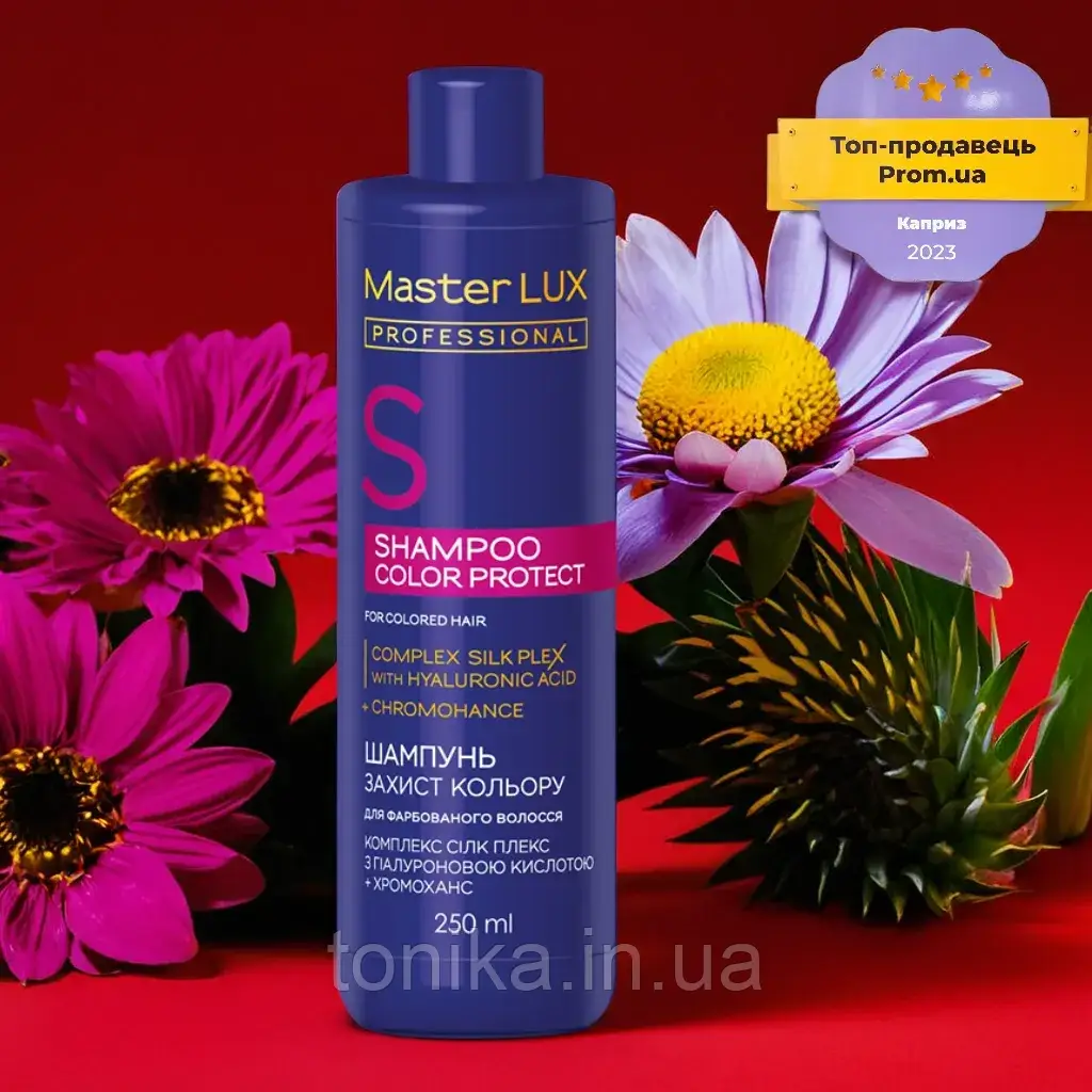 Шампунь для фарбованого волосся 250 мл. Захист кольору COLOR PROTECT Master LUX Майстер Люкс
