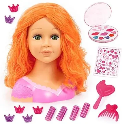 Іграшка Bayer Głowa Do Czesania Stylizacji Charlene Super Model + Kosmetyki 90088Bo
