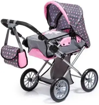 Іграшка Bayer Design Doll Carriage City Star Gray z Kropkami i Wróżką, фото 1