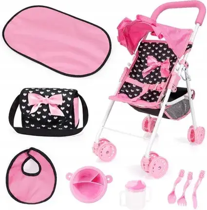 Іграшка Bayer Design Wózek Spacerówka Buggy Set 21560Ab, фото 1