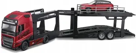Іграшка Bburago 1:43 Tir Laweta Volvo Fh16 Land Rover, фото 1