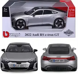 Модель автомобіля Bburago Audi Rs E Tron Gt 2022 1 18 11050 Srebrny Model Samochodu 1811050SL