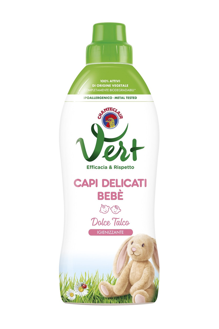 Засіб для прання дитячих речей ChanteClair Vert Bebe дитячих речей Capi Delicati 750мл 25 прань, фото 1