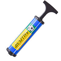 Насос ручний для м'ячів N41501 з голкою 30 см Синій