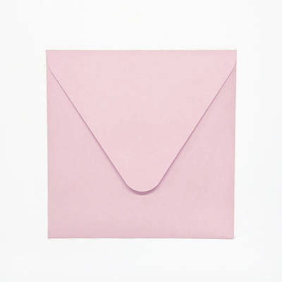 Конверт 165x165 мм, колір Blush (ніжно-рожевий), КОМПЛЕКТ 10 шт.