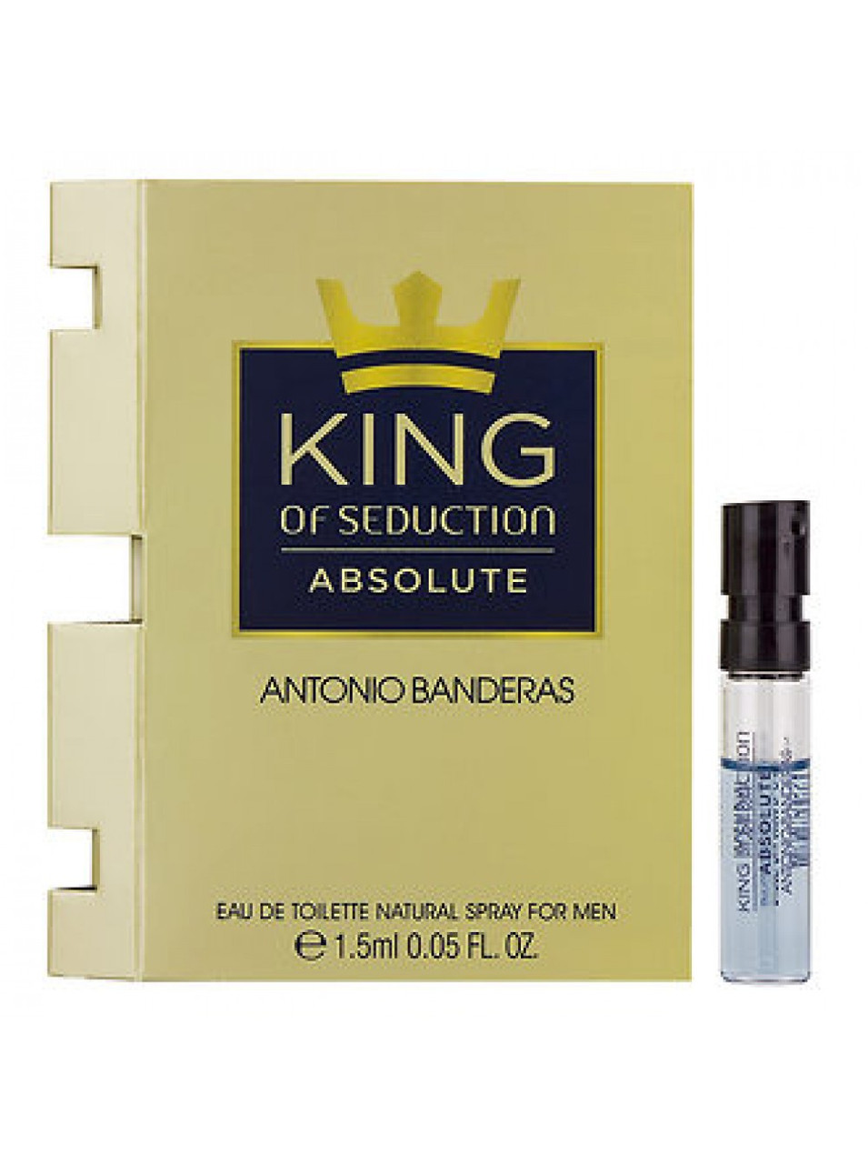 Туалетна вода для чоловіків Antonio Banderas King of Seduction Absolute 1.5 мл Пробник, фото 1