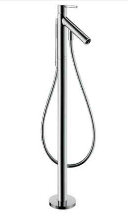 РОЗПРОДЖ. Змішувач для ванної Hansgrohe AXOR Starck 10455000 підлоговий Хром