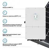 Гібридний інвертор DEYE SUN-25K-SG01HP3-EU 25 кВт Wi-Fi Трифазний, фото 4