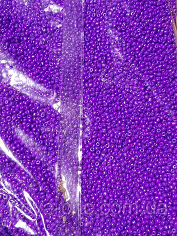 Бісер дрібний №12 бузковий 450 грам, фото 1