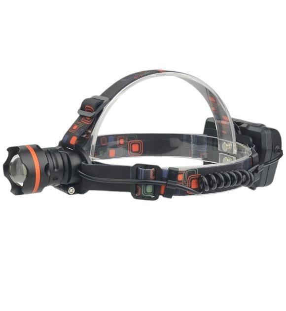 Налобний ліхтарик Police PL-154 P70 Zoom акумуляторний 3x18650 Type-C Black (7_01510), фото 1