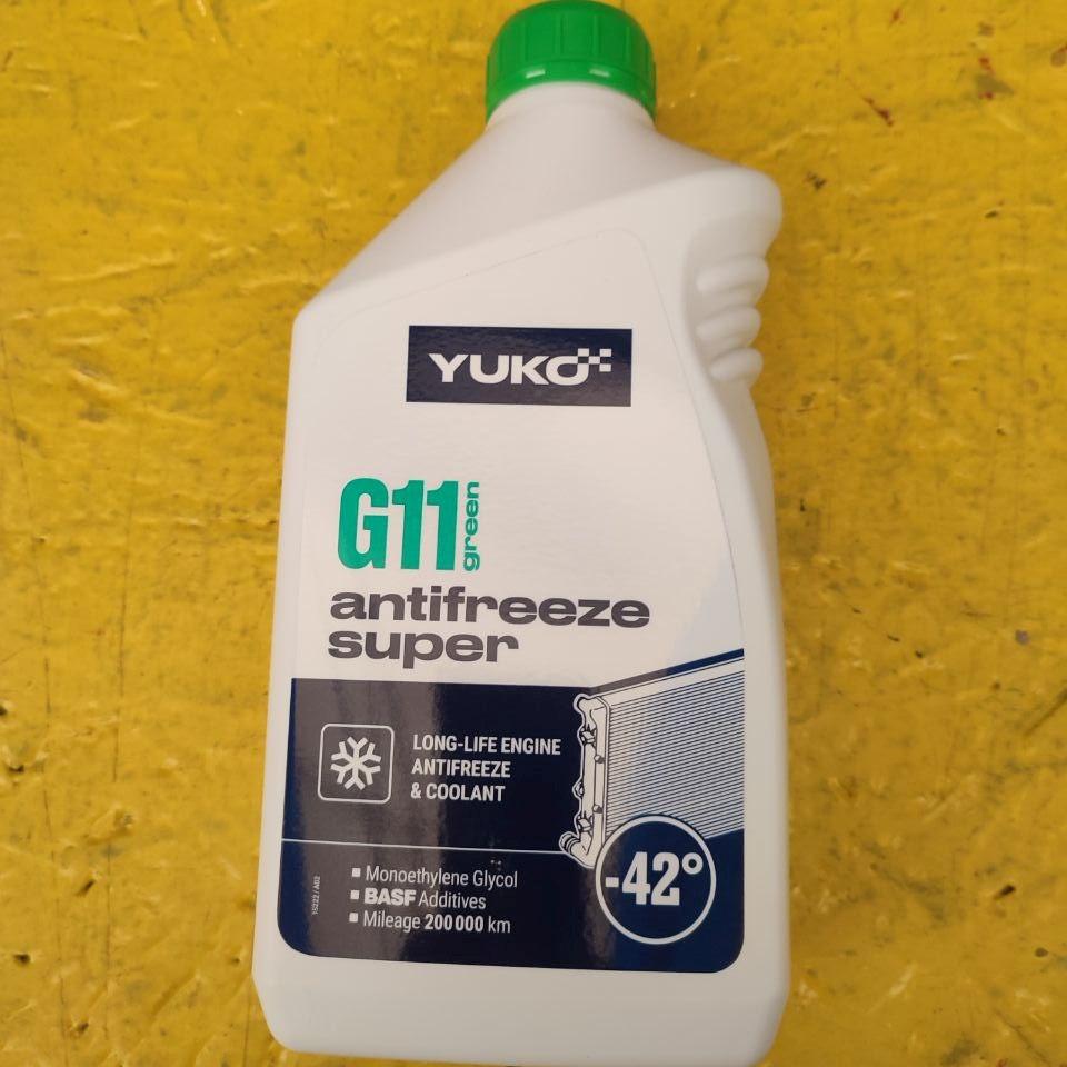 Антифриз зелений YUKO-40 Super G11 (1л)