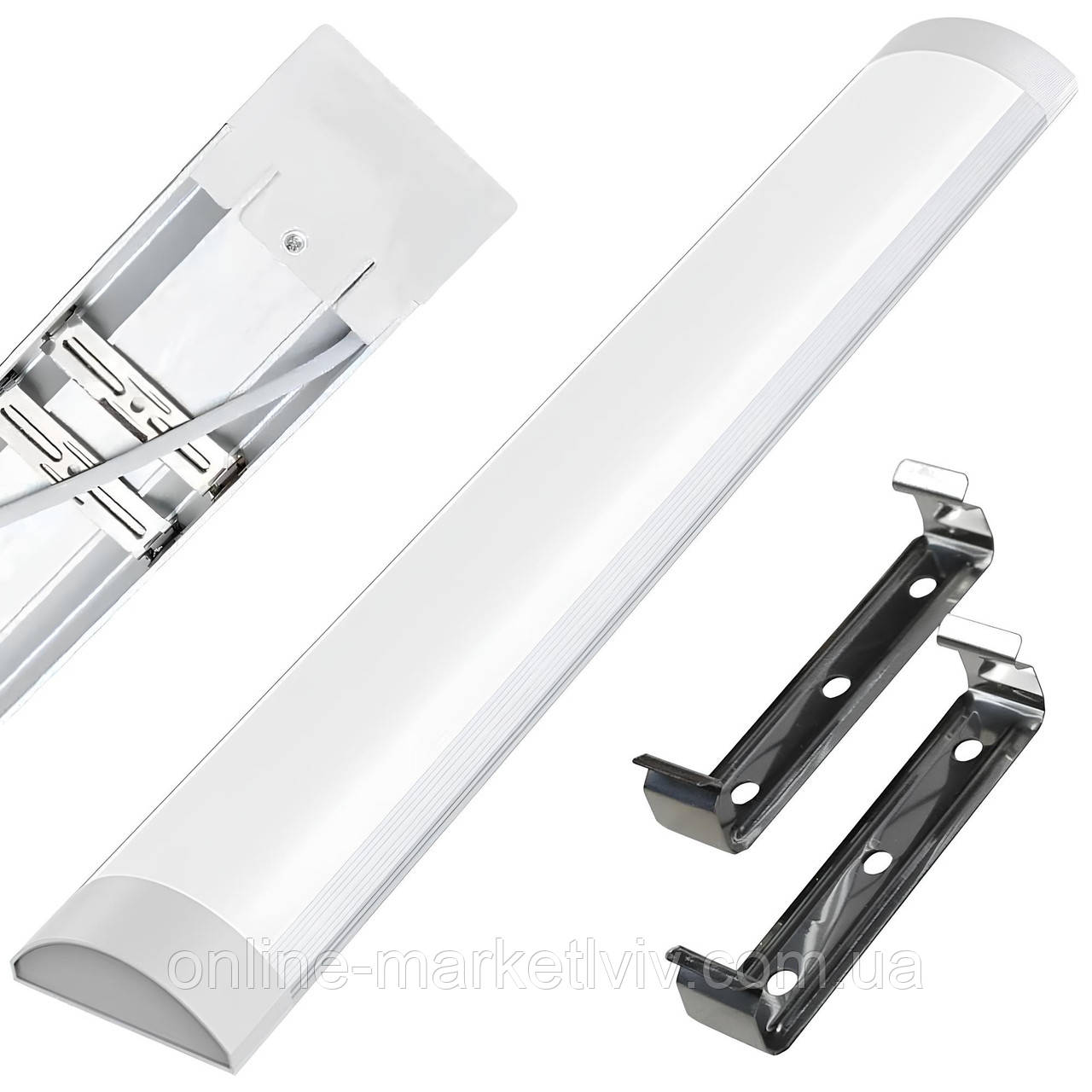 LED світильник стельовий 120см, 150Вт/6500К, від мережі, GREELITE / Лінійний світильник / Лед лампа стельова