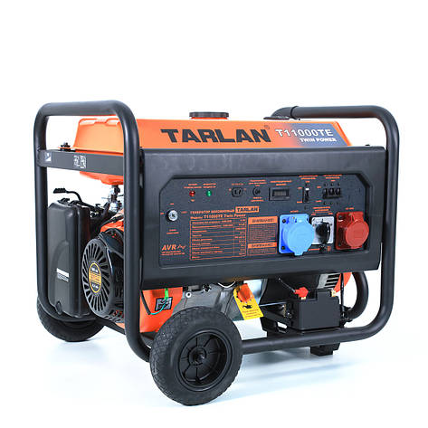 Бензиновий генератор Tarlan T11000TE 8,0/8,8 кВт 220/380 В з електрозапуском, фото 3