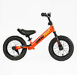 Велобіг Corso Navi NV на 12 дюймів надувні колеса та підніжка, помаранчевий 12938, фото 4