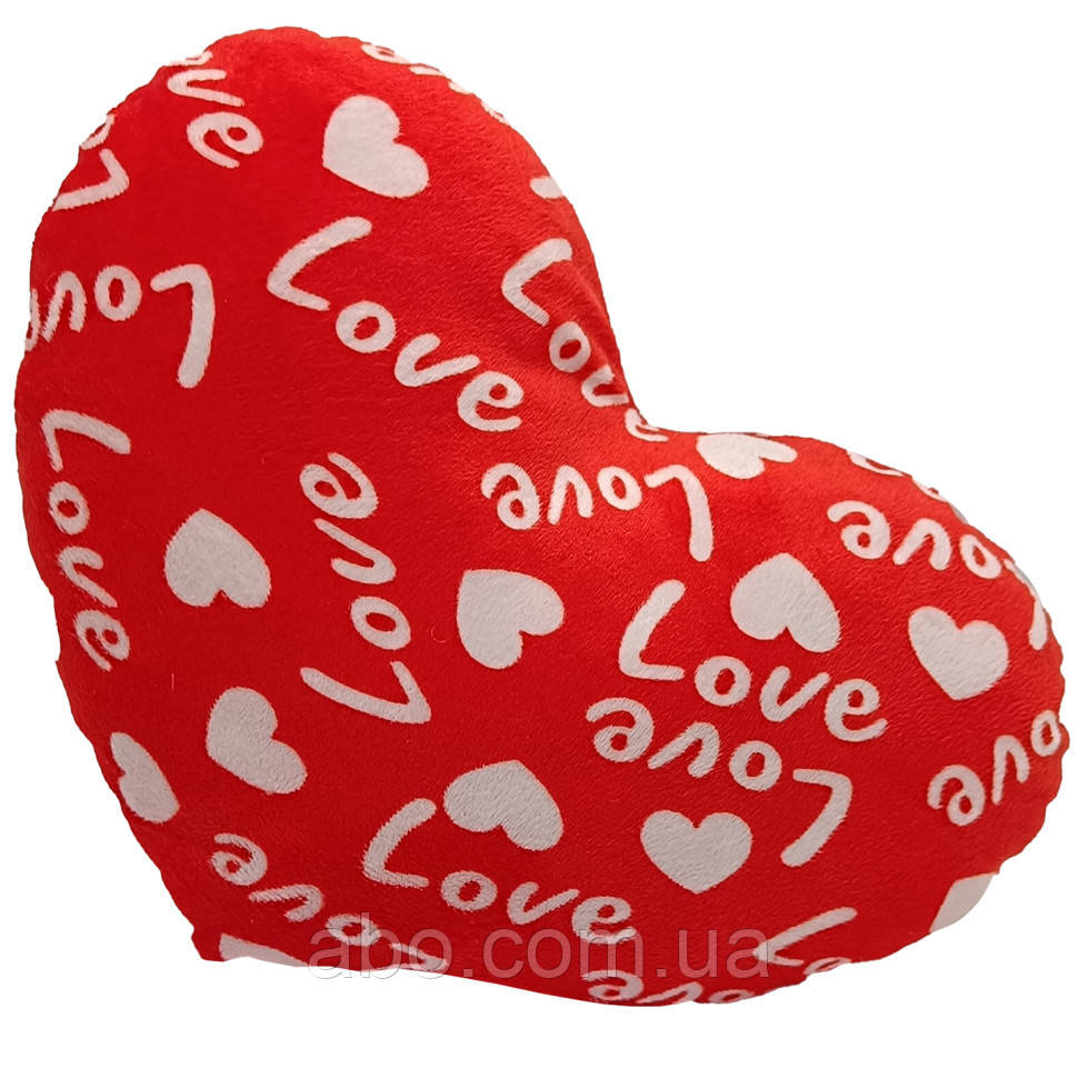 Дитяча м’яконабивна іграшка "Серце LOVE" HL-L 40 см, фото 1