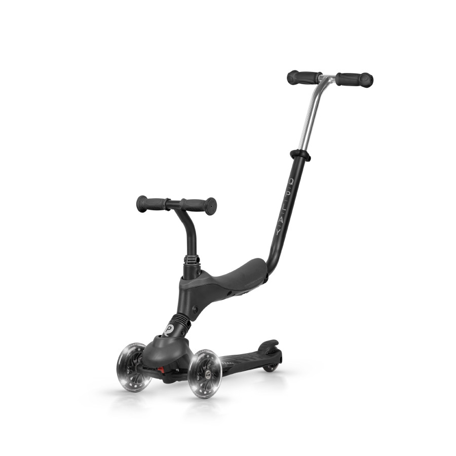 Самокат триколісний дитячий 5в1 Sema Pro Qplay, Black, фото 1