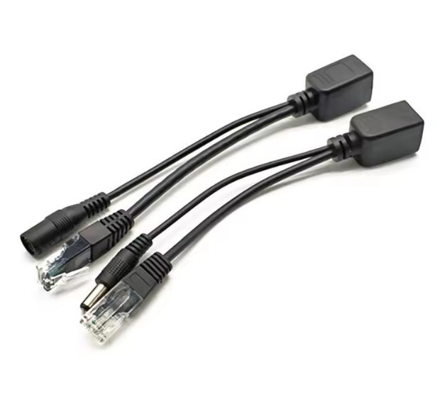 Сплітер RJ45 разгалуджувач POE вхід 12 В ПАРА