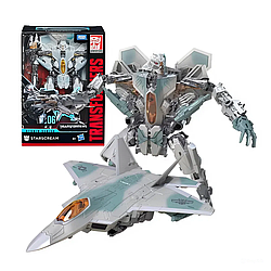 Трансформер Вояжер Старскрім. Hasbro Transformers Voyager Starscream. Екшн-фігурка трансформер-літак 18см