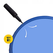 М'яч для фітнесу (фітбол) 4FIZJO 65 см Anti-Burst 4FJ0030 Blue Poland, фото 3