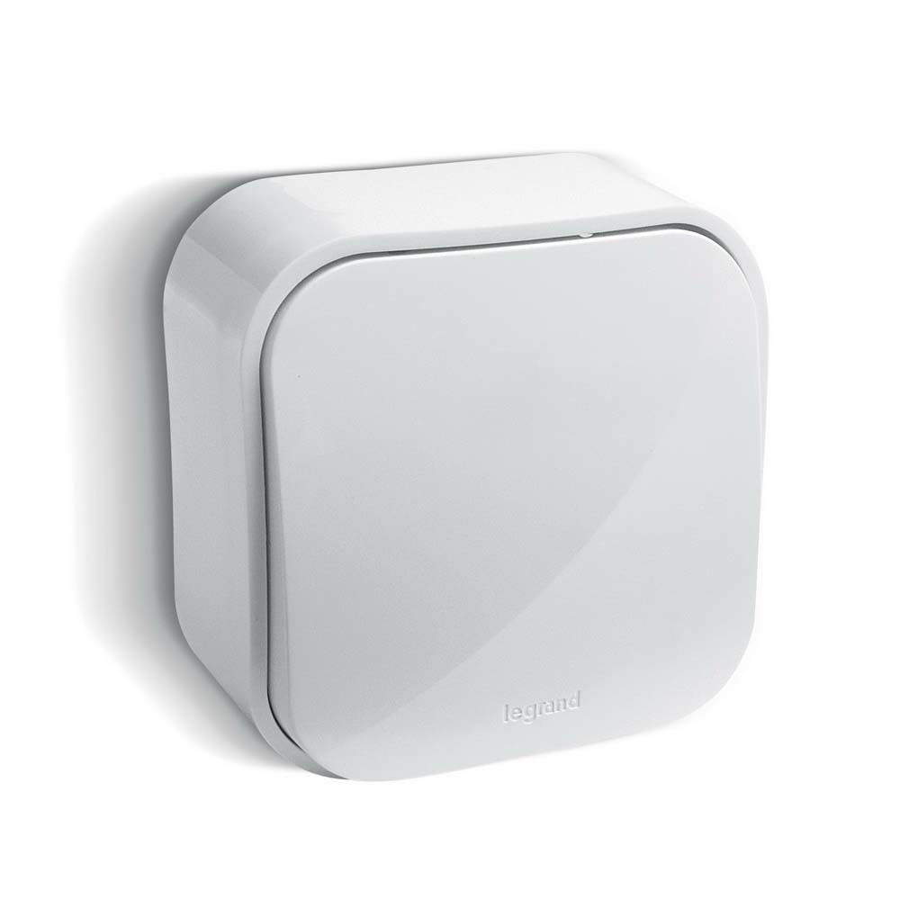 782400 Вимикач 1-клавішний зовнішнього монтажу IP20 (сх.1), Forix (білий), фото 1