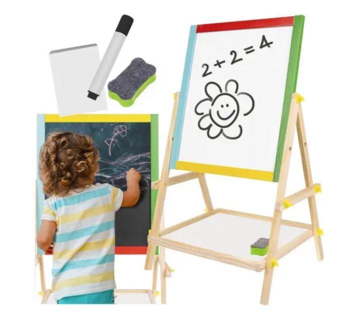 Двостороння дерев'яна дошка Kruzzel 23546