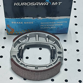 Колодки задні гальмові LEAD AF-20/ GY6-50/80/ DELTA/DIO-62 KUROSAWA M-T
