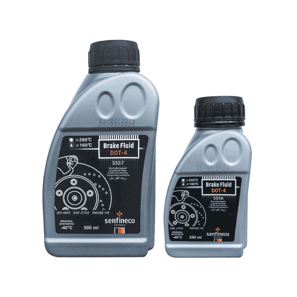 Гальмівна рідина ДОТ-4 Brake Fluid DOT-40 500 мл Senfineco 5557