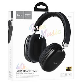 Навушники бездротові Bluetooth Hoco W35 BT5.3 Black, фото 1