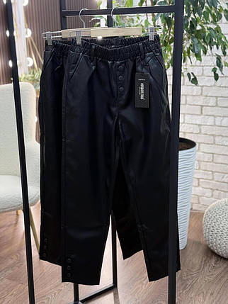 Шикарні жіночі брюки, тканина "Еко Шкіра" 42, 44, 46, 48, 50, 52 розмір 42, фото 1