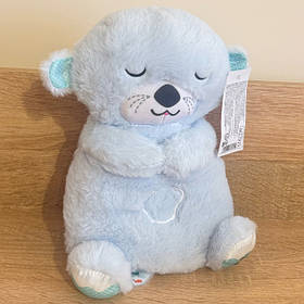 М`яка іграшка Нічник Сплюшка Видра голуба дихає колискові підсвічується 28*11*15см (M17925)