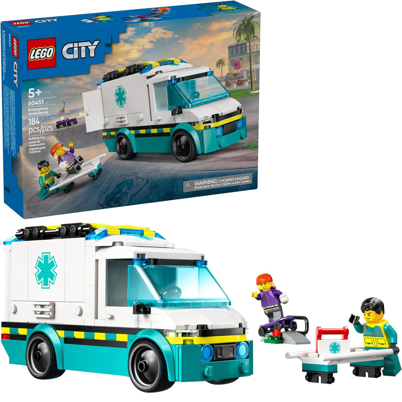 Конструктор Лего Сіті Машина швидкої допомоги Lego City 60451