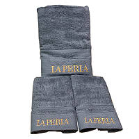 Набір рушників сірий|Laperla