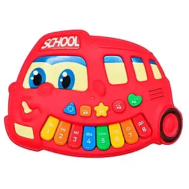 Піаніно музичне 51413 "WToys" ОЗВУЧУВАННЯ УКРАЇНСЬКОЮ МОВОЮ, музичні ноти, цифри, мелодії, пісні, підсвічування, в коробці