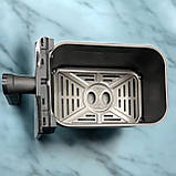 Аерофритюрниця Rainberg Потужна фритюрниця 4200 Вт Аерогриль для приготування без олії Сенсорна фритюрниця, фото 5