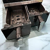 Аерофритюрниця Rainberg Потужна фритюрниця 4200 Вт Аерогриль для приготування без олії Сенсорна фритюрниця, фото 6