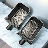 Аерофритюрниця Rainberg Потужна фритюрниця 4200 Вт Аерогриль для приготування без олії Сенсорна фритюрниця, фото 8