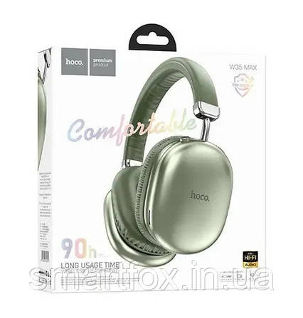 Навушники бездротові Bluetooth Hoco W35 Max Joy BT5.3 Green, фото 1
