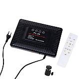 Прямокутна світлодіодна лампа 23х16см PL260 з пультом для блогера візажист LED прожектор для зйомок, фото 10